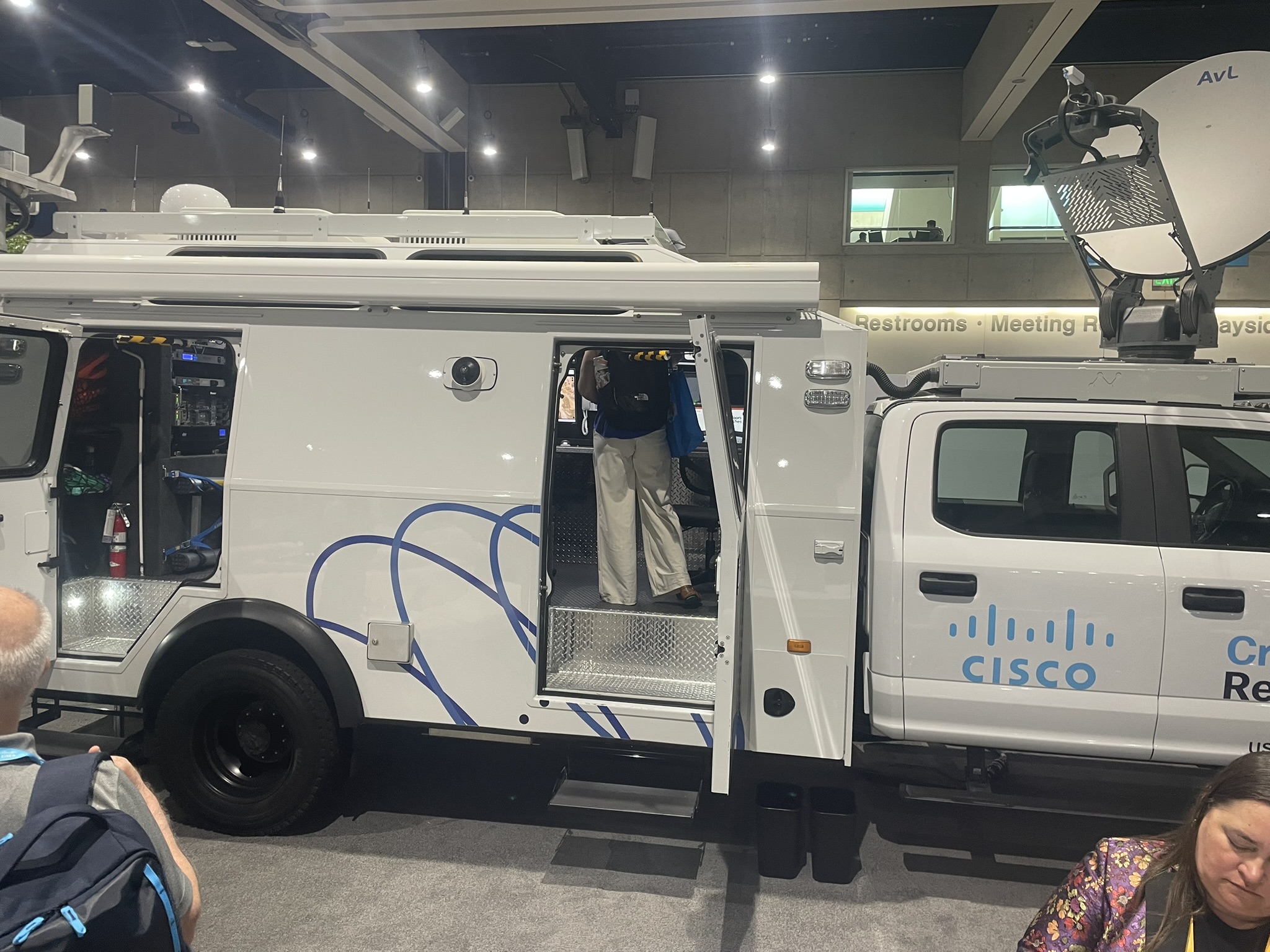 Cisco Crisis Response vehicle at Cisco Live